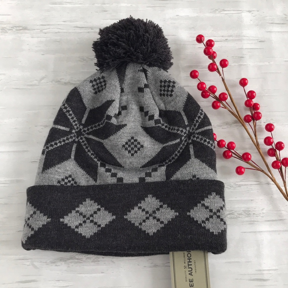 Free Authority men’s Pom beanie New with tags